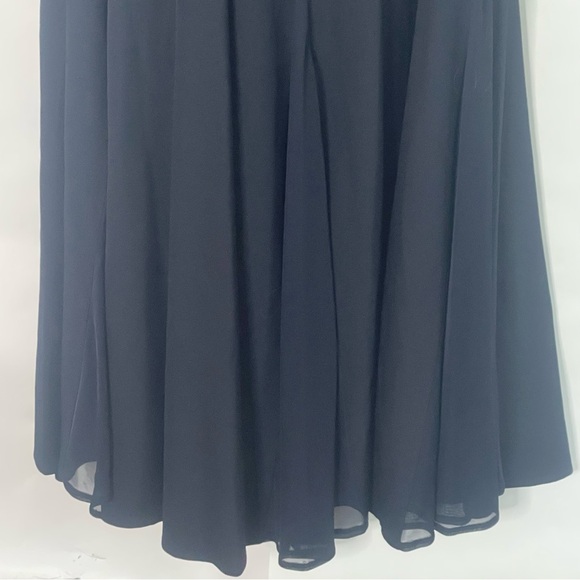 Marina floor length formal gown with embellished collar & flowy bottom Size 10 - Picture 12 of 16